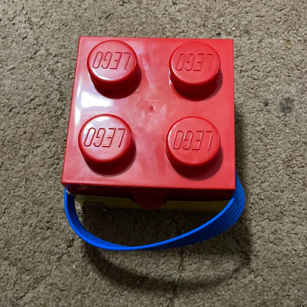 Lego box with handle new